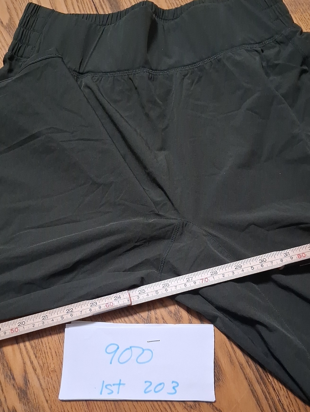 HALARA Women Medium PETITE MP Pants New Green Pull Up Jogger Pants Activewear - Picture 3 of 6